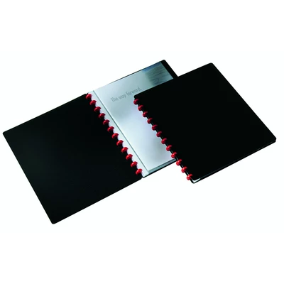 Album ofertowy 20 kieszeni  PP czarny,DURALOOK Easy DURABLE