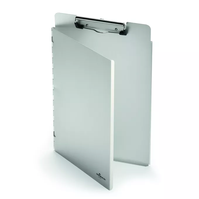 CLIPBOARD A4 L, wykonany z aluminium, z zamknięciem