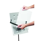 Tabliczka na podstawie podłogowej z ramką magnetyczną A4 DRAVIEW® STAND DURABLE