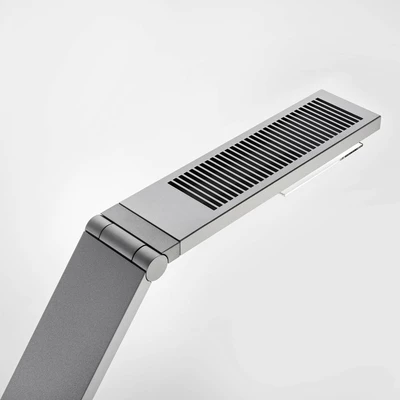 Lampa stołowa LUCTRA®  LINEAR BASE, srebrna