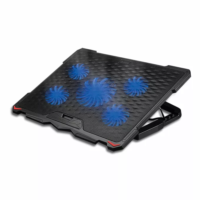 PODKŁADKA CHŁODZĄCA POD LAPTOP COOLER PAD 5 FANS 1500 RMP 2USB BLACK