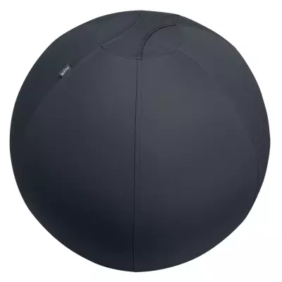 Piłka do siedzenia Leitz Ergo, z zabezpieczeniem przed niekontrolowanym toczeniem się, 75 cm Szary ciemny