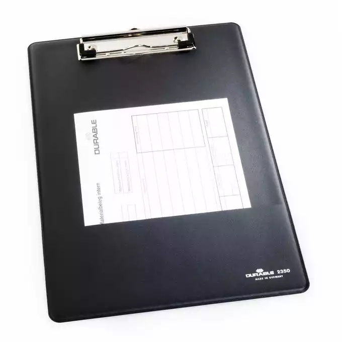 Clipboard A4, PCV, czarny