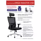 FOTEL ERGONOMICZNY ERGO MASTER 150, CZARNY