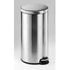 Kosz na śmieci z pedałem stainless steel 30L