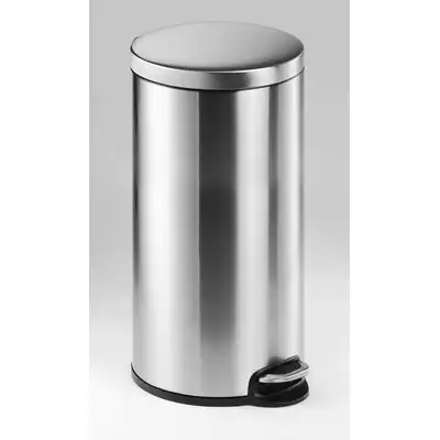 Kosz na śmieci z pedałem stainless steel 30L