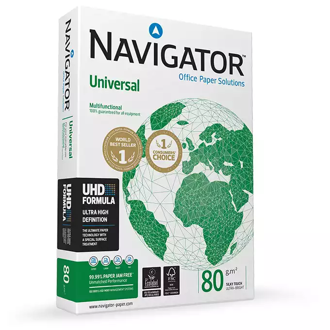 PAPIER KSEROGRAFICZNY A4 NAVIGATOR UNIVERSAL 80g. 500ark