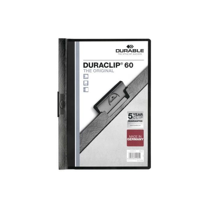 DURACLIP Original 60, skoroszyt zaciskowy A4, 1-60 kartek