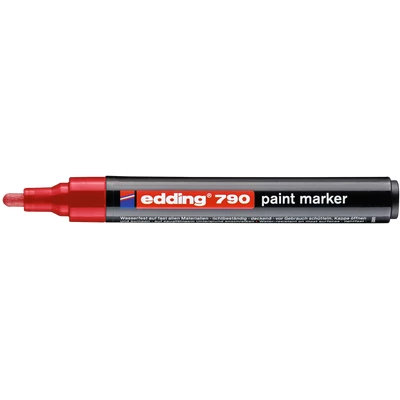 Marker olejowy Edding 790 czerwony