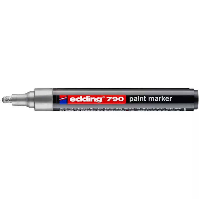 Marker olejowy Edding 790 srebrny