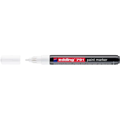 Marker olejowy Edding 791 biały 1-2 mm