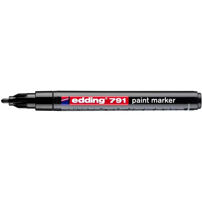 Marker olejowy Edding 791 czarny 1-2 mm