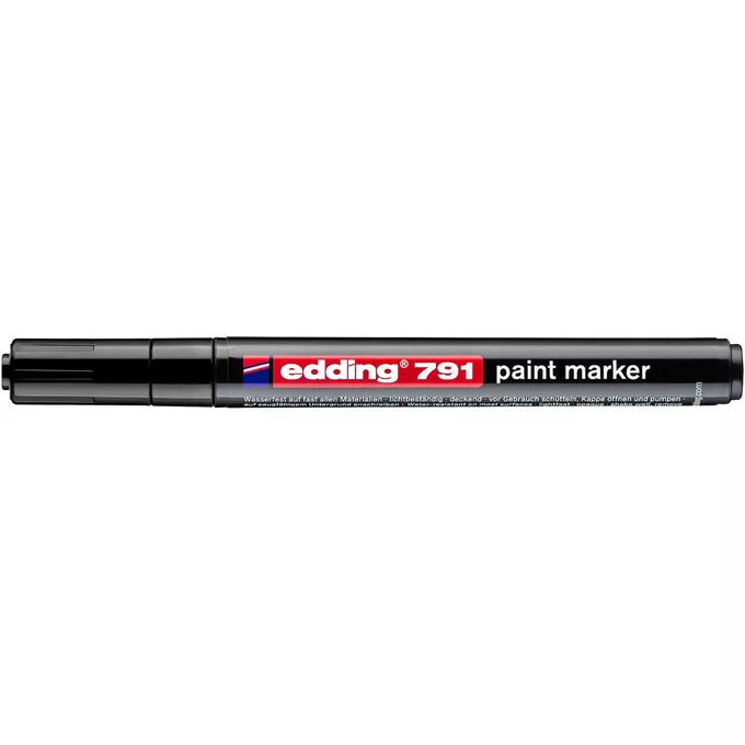 Marker olejowy Edding 791 czarny 1-2 mm