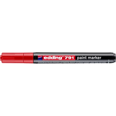 Marker olejowy Edding 791 czerwony 1-2 mm