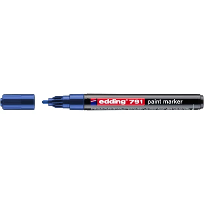 Marker olejowy Edding 791 niebieski 1-2 mm