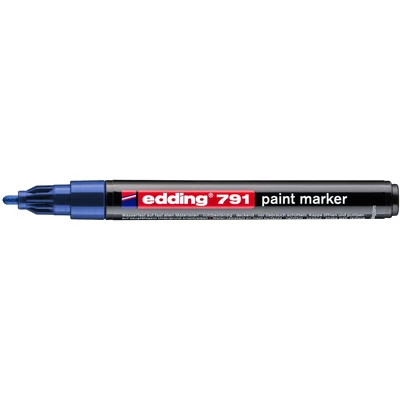 Marker olejowy Edding 791 niebieski 1-2 mm