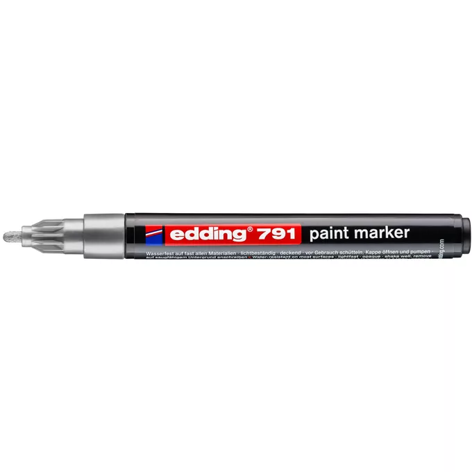 Marker olejowy Edding 791 srebrny 1-2 mm