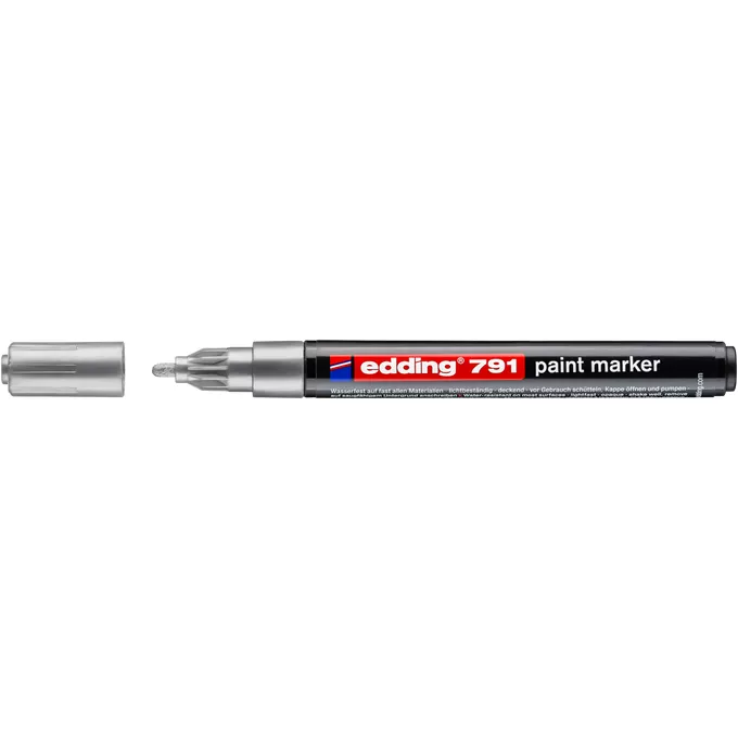 Marker olejowy Edding 791 srebrny 1-2 mm