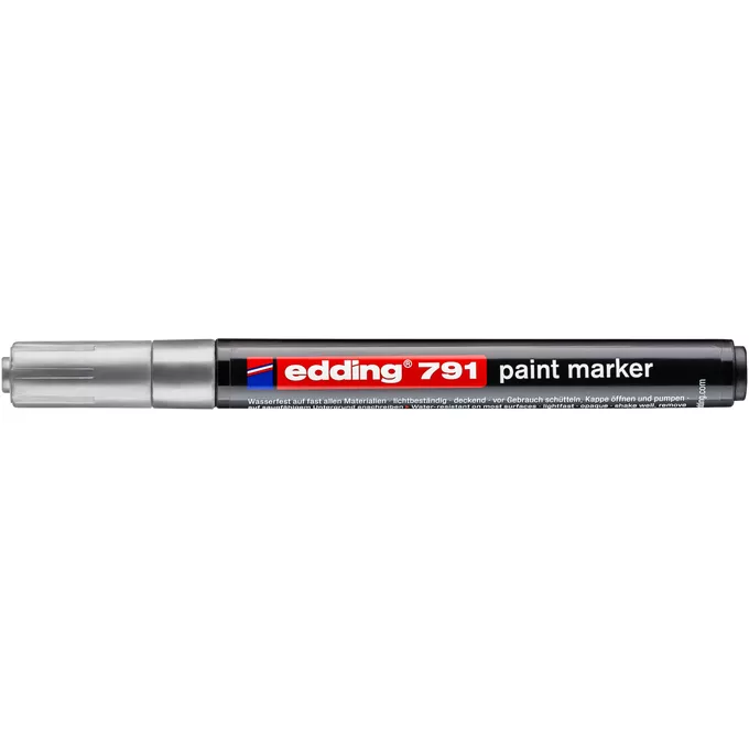 Marker olejowy Edding 791 srebrny 1-2 mm