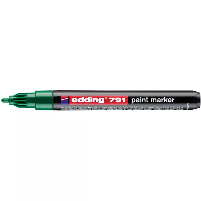 Marker olejowy Edding 791 zielony 1-2 mm