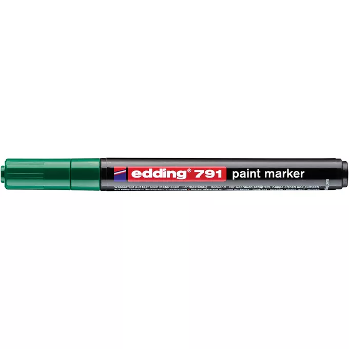 Marker olejowy Edding 791 zielony 1-2 mm