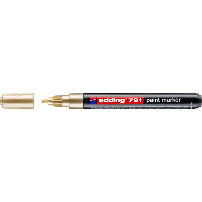 Marker olejowy Edding 791 złoty 1-2 mm