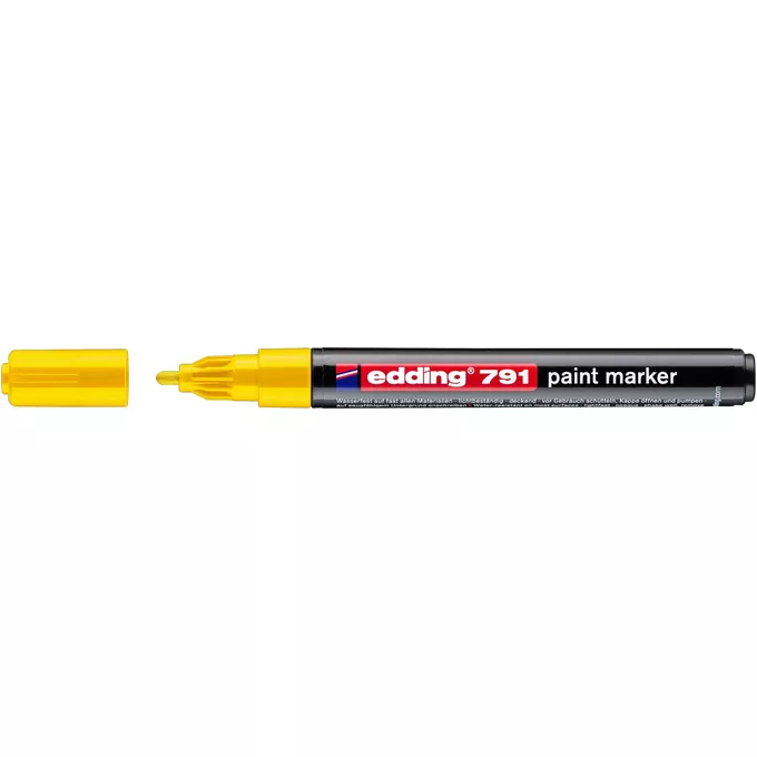 Marker olejowy Edding 791 żółty 1-2 mm