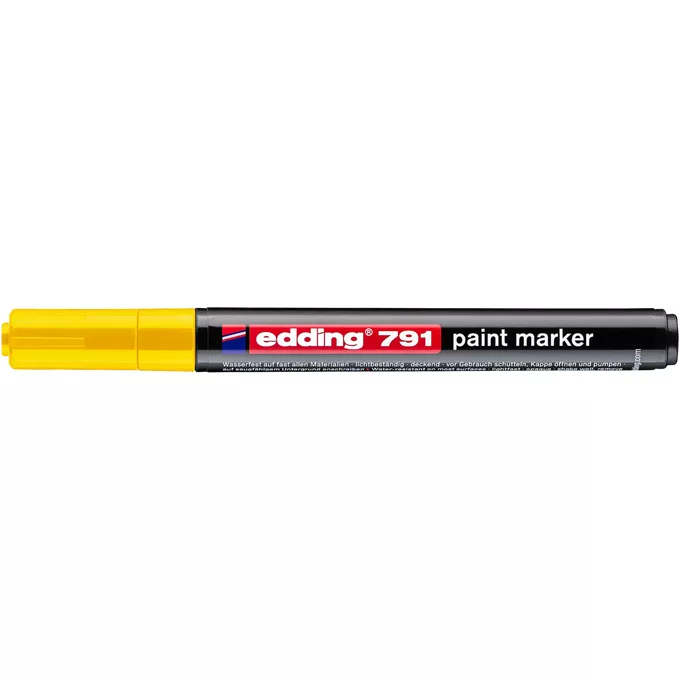 Marker olejowy Edding 791 żółty 1-2 mm