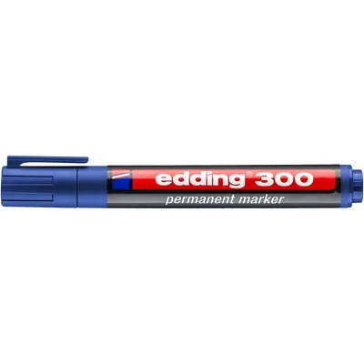 Marker pernamentny Edding 300 okr. koń. niebieski