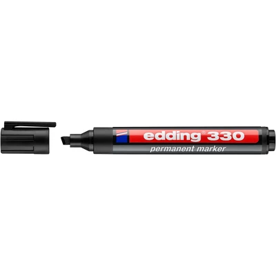 Marker pernamentny Edding 330 ścię. koń. czarny