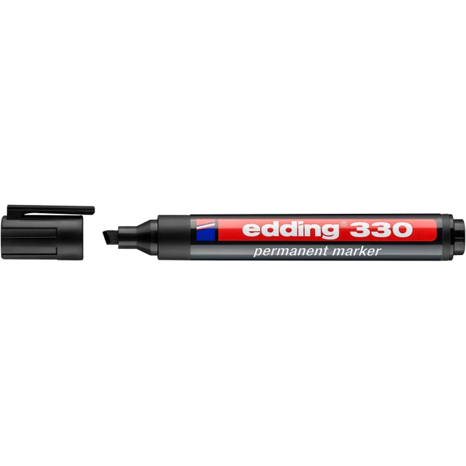 Marker pernamentny Edding 330 ścię. koń. czarny