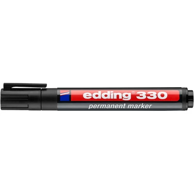 Marker permanentny Edding 330 ścię. koń. czarny