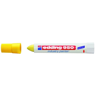 Marker przemysłowy - pasta Edding 950 Żółty