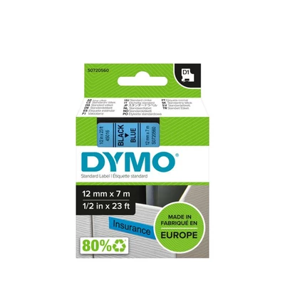 DYMO LM Taśma D1 12mm x 7m czarny nadruk na niebieskim tle