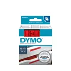 DYMO LM Taśma D1 czarny nadruk na czerwonym tle 19mm x 7m