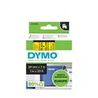 DYMO LM Taśma D1 czarny nadruk na żółtym tle 24mm x 7m