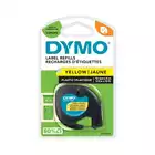 Taśma Dymo Letratag 12mm x 4m żółta plastikowa