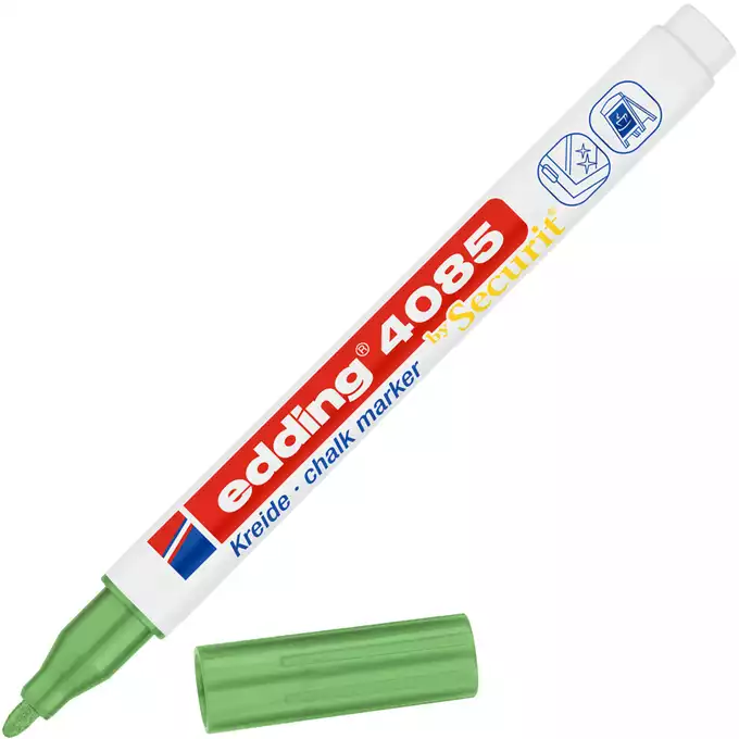 MARKER KREDOWY E-4085 EDDING, 1-2MM, METALICZNY ZIELONY