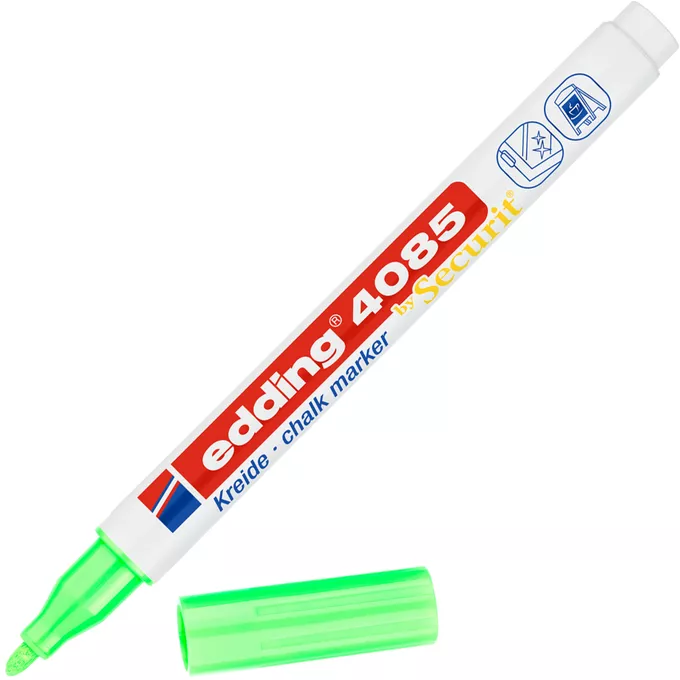 MARKER KREDOWY E-4085 EDDING, 1-2MM, NEONOWY ZIELONY