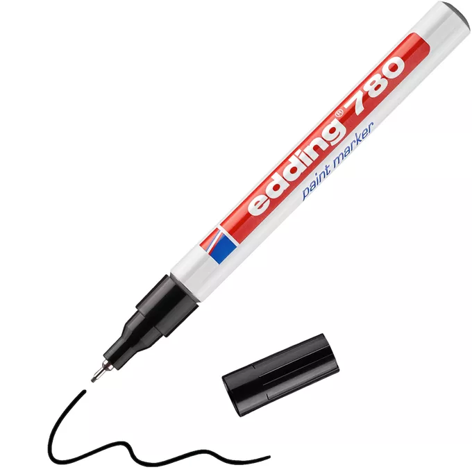 MARKER OLEJOWY E-780 EDDING, 0,8MM, CZARNY