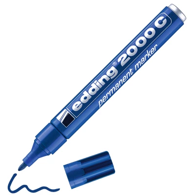 MARKER PERMANENTNY E-2000C EDDING, 1,5-3MM, NIEBIESKI