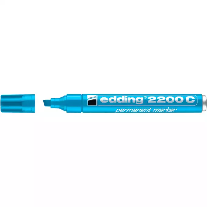 MARKER PERMANENTNY E-2200C EDDING, 1-5MM, JASNONIEBIESKI