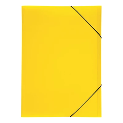 PAGNA Teczka z gumką A3 Trend PP 3 skrzydłowa, żółta